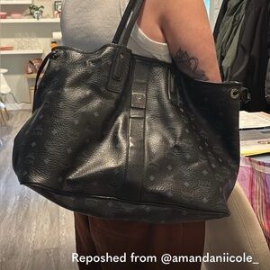 MCM Black Tote -Size Large